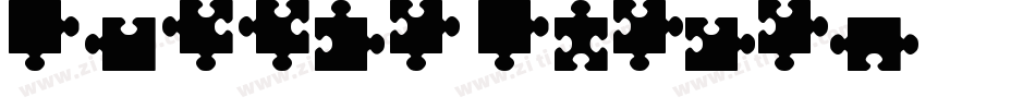 Puzzle Pieces字体转换